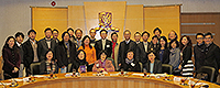 Group photo of delegates from Taiwan Cheng Kung University and CUHK representatives